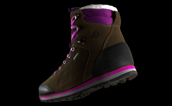 Trekking- en Wandelschoenen voor Dames met Wollen Winterlaarzen Bruin - Image 2