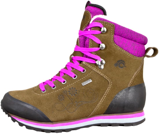 Trekking- en Wandelschoenen voor Dames met Wollen Winterlaarzen Bruin - Image 3