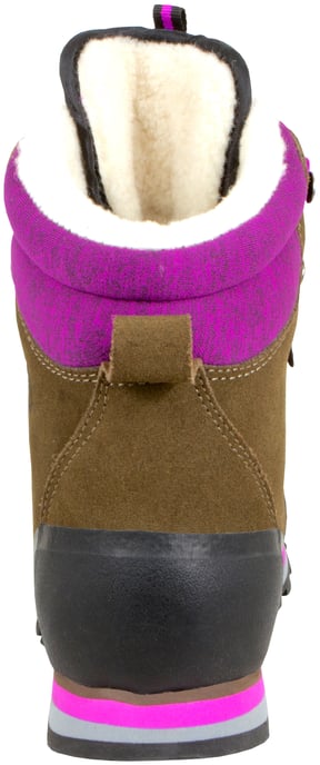Trekking- en Wandelschoenen voor Dames met Wollen Winterlaarzen Bruin - Image 6