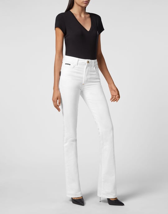 Jeans Flare Fit Skull - Image 4