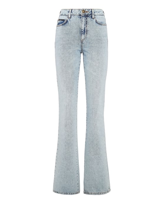 Jeans Flare Fit Skull - Image 1