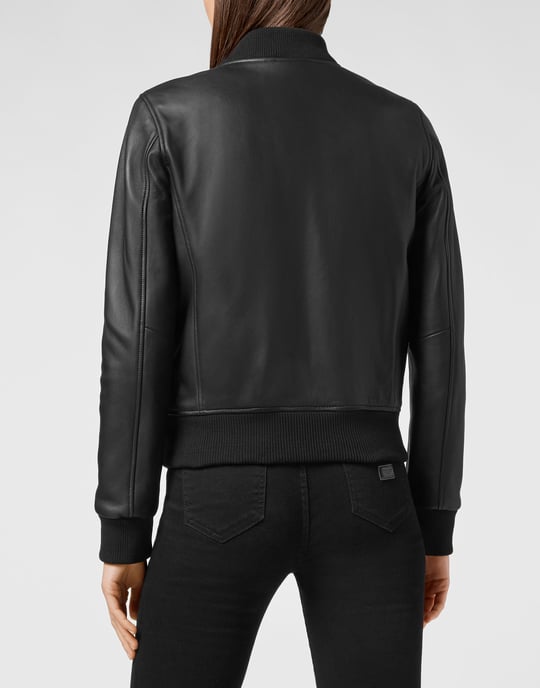 Leather Bomber - Image 5