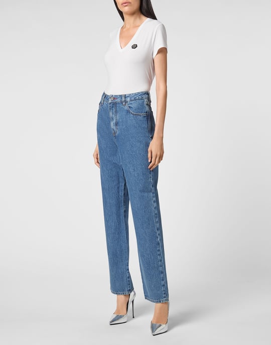 Denim Broek Losjes Iconic Plein - Image 4