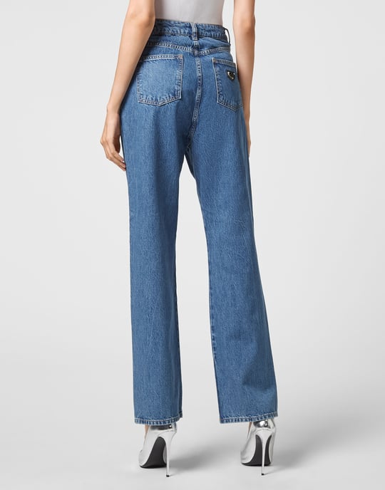Denim Broek Losjes Iconic Plein - Image 5