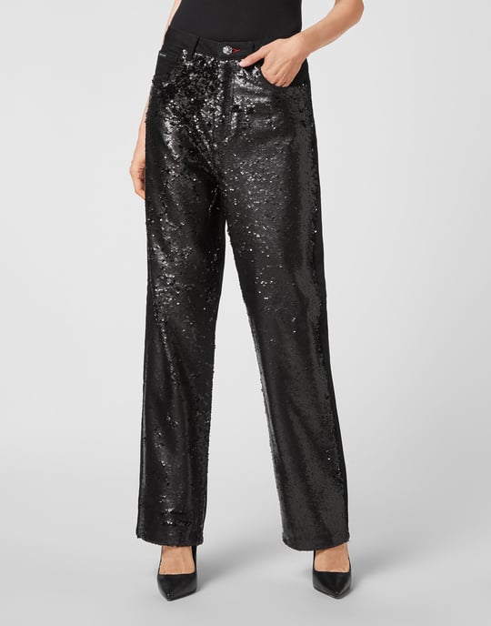 Denim Trousers Loose Fit - Image 2