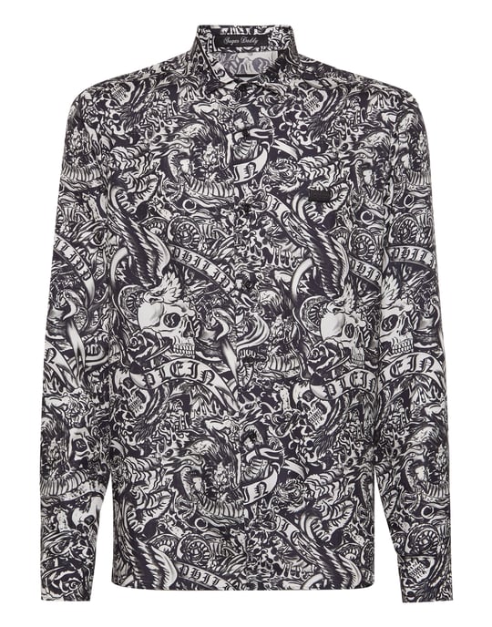 Overhemd Slim Fit Tattoo - Image 1