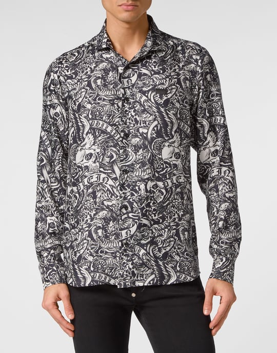 Overhemd Slim Fit Tattoo - Image 2