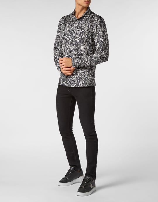 Overhemd Slim Fit Tattoo - Image 4