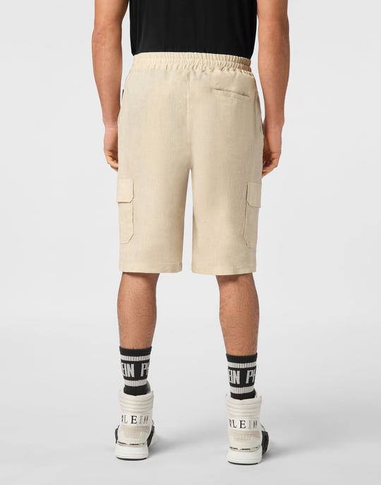 Linen Short Trousers Coolkid Cargo - Image 2