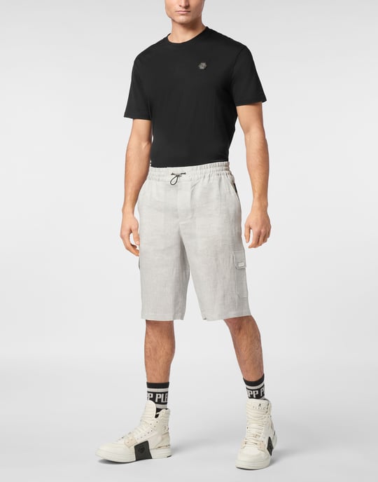 Linen Short Trousers Coolkid Cargo - Image 4