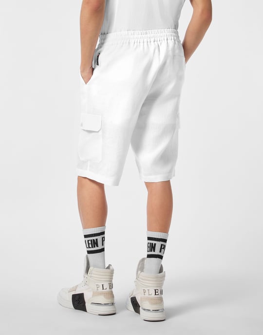 Linen Short Trousers Coolkid Cargo - Image 5