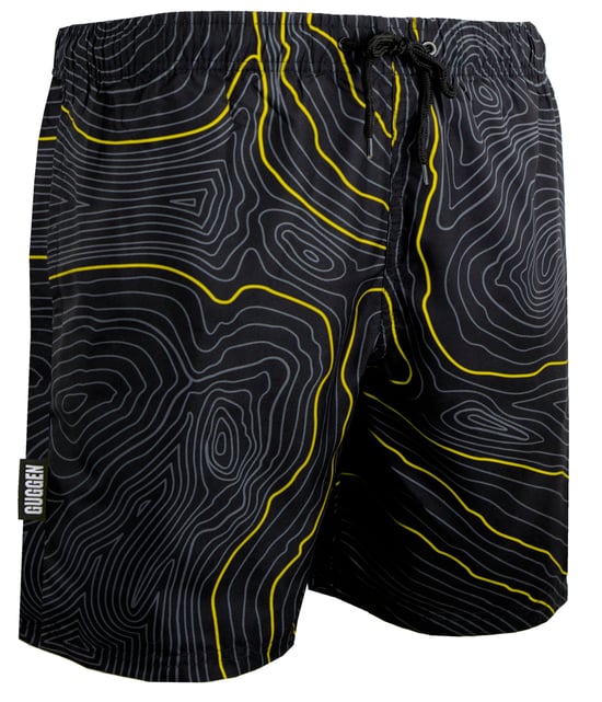 Zwembroek voor Heren, Strepen, Casual Boardshorts, Lijnenpatroon - Image 1