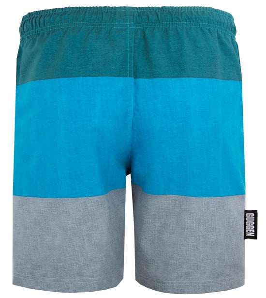 Zwemshort voor heren met patroonstrepen groen - Image 6