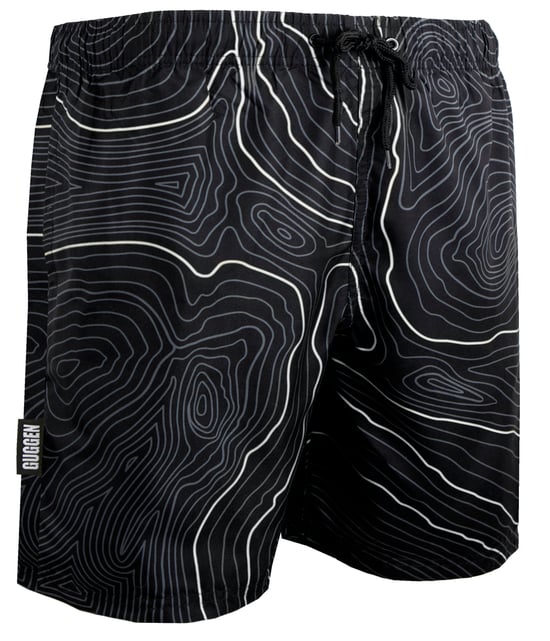 Zwembroek voor Heren, Strepen, Casual Boardshorts, Lijnenpatroon - Image 1