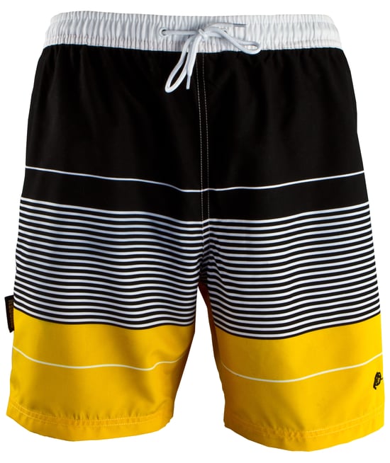Zwemshort voor Heren met Patroonstrepen Geel - Image 5