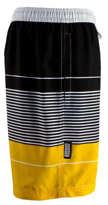 Zwemshort voor Heren met Patroonstrepen Geel - Image 6