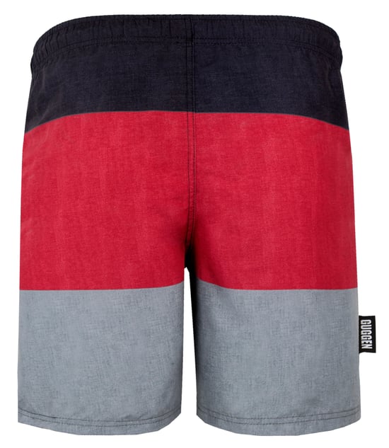 Zwemshort voor heren met patroonstrepen rood - Image 6