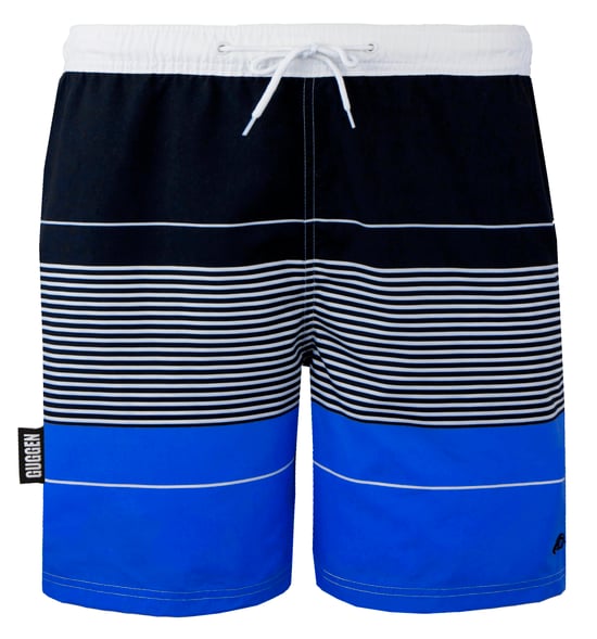 Zwemshort voor heren met patroonstrepen blauw - Image 5