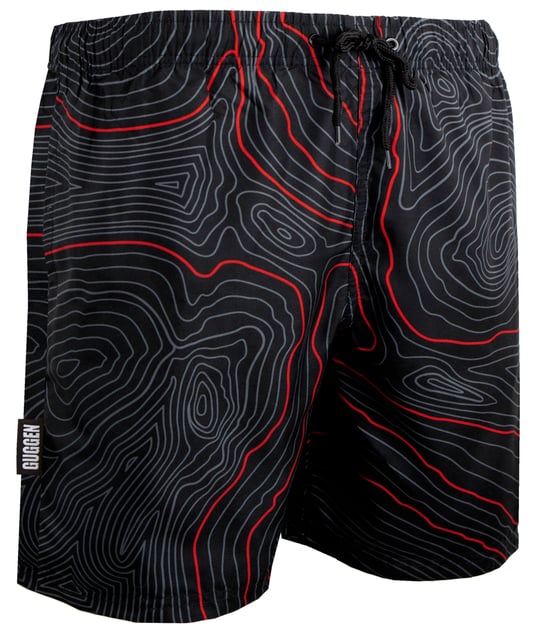 Men's Swim Trunks Stripes Casual Board Shorts Lines Pattern - Image 1
