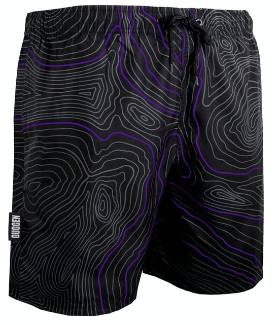 Men's Swim Trunks Stripes Casual Board Shorts Lines Pattern - Image 1