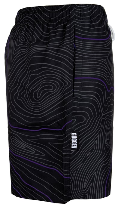 Zwembroek voor Heren, Strepen, Casual Boardshorts, Lijnenpatroon - Image 2