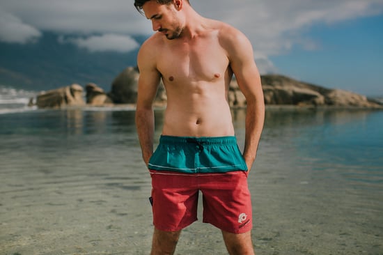 Men's Swim Shorts in GUGGEN Logo Style - Image 2