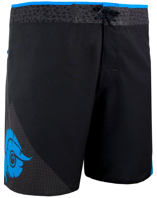 Men's Swim Shorts with Zip Pocket Surf Shorts - Image 1