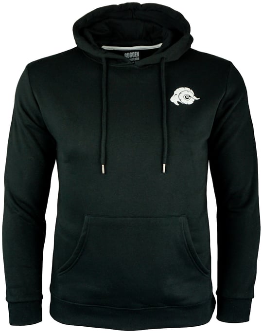 Heren Wandelhoodie Fleece Hoodie Outdoor met Logo Zwart - Image 2