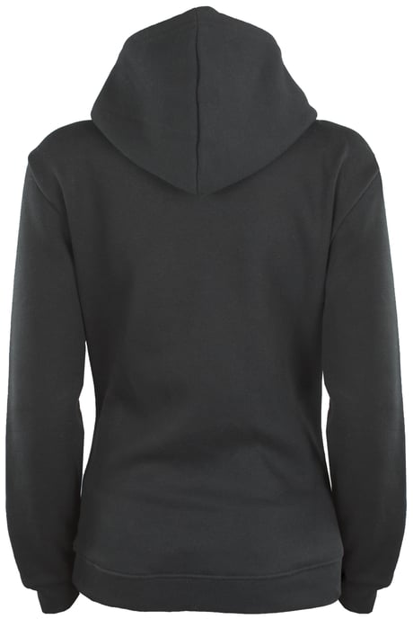 Dames Hoodie Fleece Hoodie Lange Mouw Zwart - Image 2