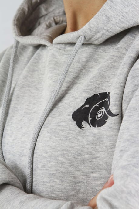 Dames Hoodie Fleece Hoodie Lange Mouw Grijs - Image 5