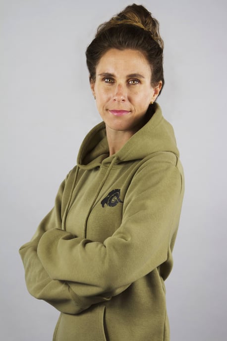 Dames Hoodie Fleece Hoodie Lange Mouw Olijfgroen - Image 5