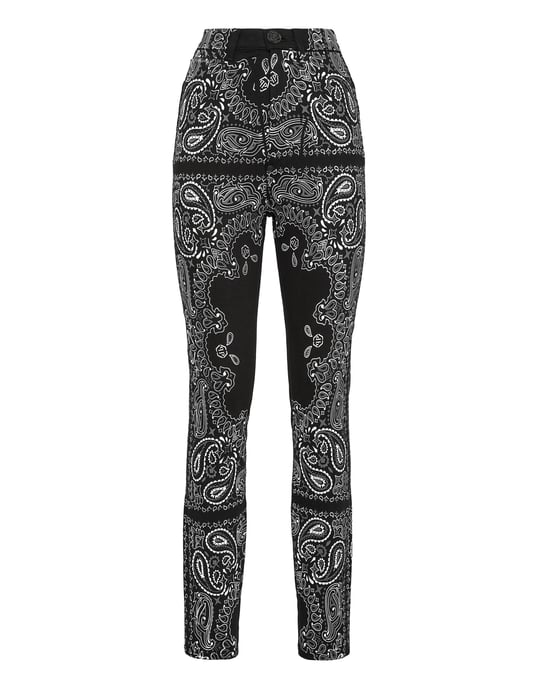 Superhög midja Jeggings i paisleymönster - Image 1