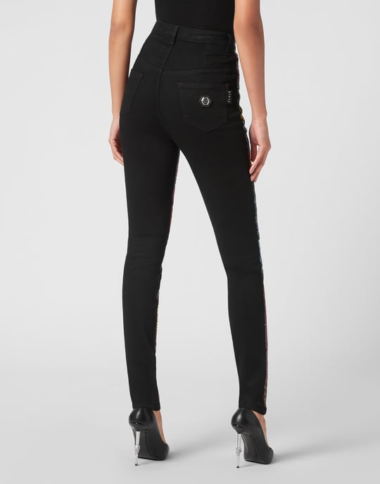 Superhög midja jeggings - Image 3
