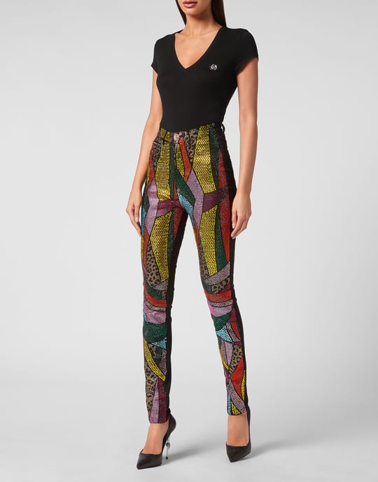 Superhög midja jeggings - Image 4