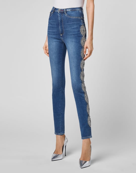 Superhög midja jeggings - Image 2