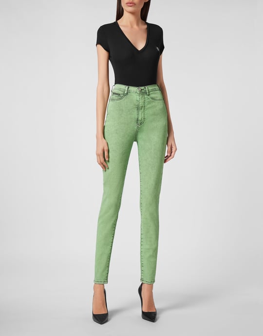 Superhög midja jeggings - Image 4