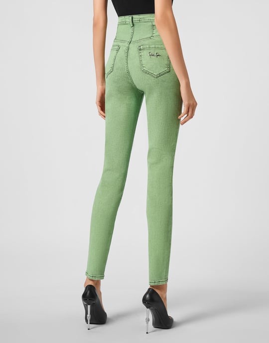 Superhög midja jeggings - Image 5