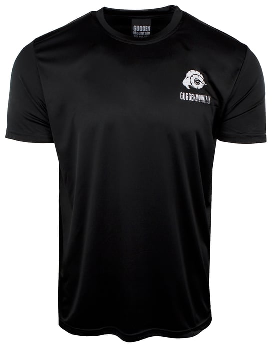 Heren Fitness Functioneel T-shirt met Logo Sport Outdoor Zwart - Image 3
