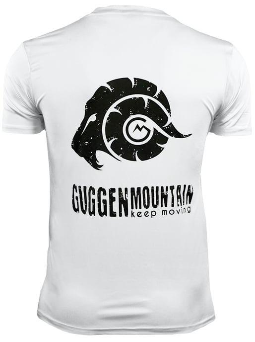 Heren Fitness Functioneel T-shirt met Logo Sport Outdoor Wit - Image 1