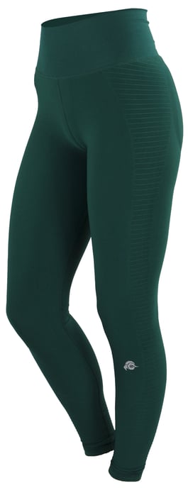Naadloze Leggings voor Dames Donkergroen - Image 2
