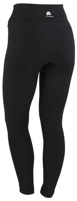 Naadloze Leggings voor Dames Zwart - Image 3