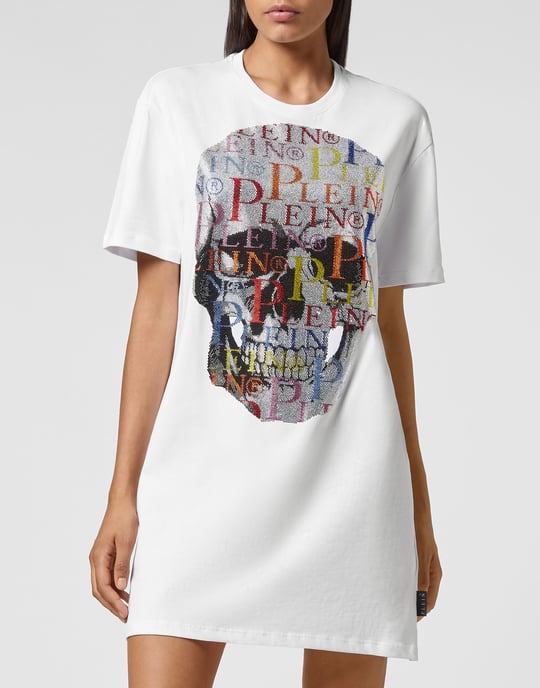 T-Shirt Dress Short Skull - Image 2