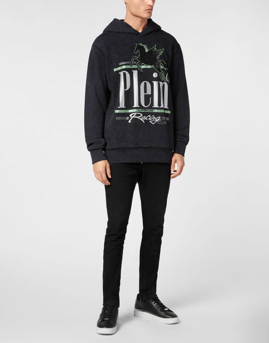 Hooded Sweatshirt Racing - Image 4