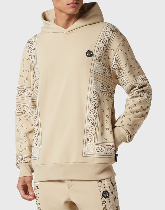 Hooded Sweatshirt Paisley - Image 2