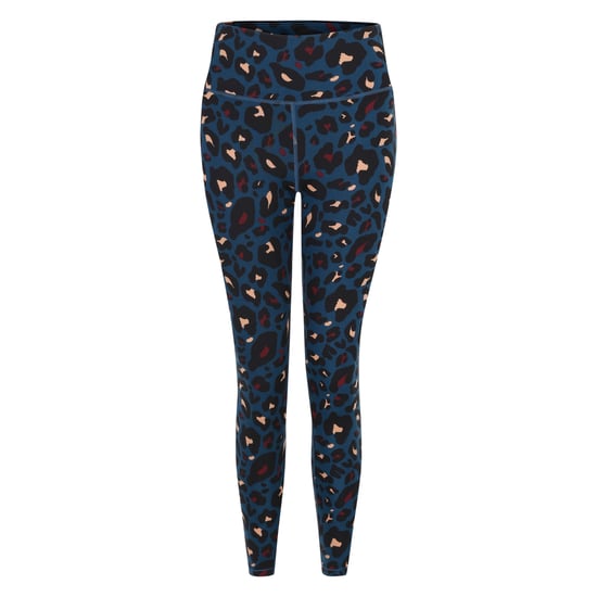 Dare 2B Womens/Ladies Influential Animal Print Gym Leggings (Moonlight Denim) - Image 1