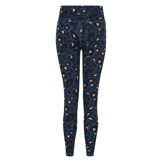 Dare 2B Womens/Ladies Influential Animal Print Gym Leggings (Moonlight Denim) - Image 2