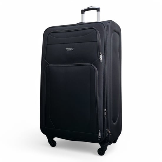Soft Shell Lightweight Nylon Extra Large 4 Wheels Travel Suitcase - Image 4
