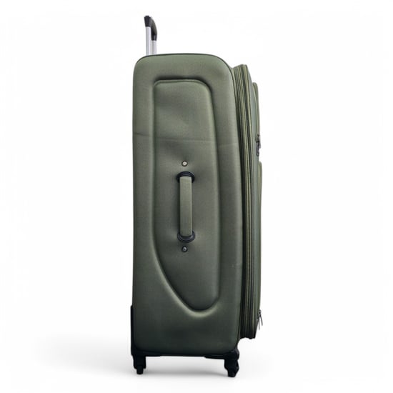 Soft Shell Lightweight Nylon Extra Large 4 Wheels Travel Suitcase - Image 5