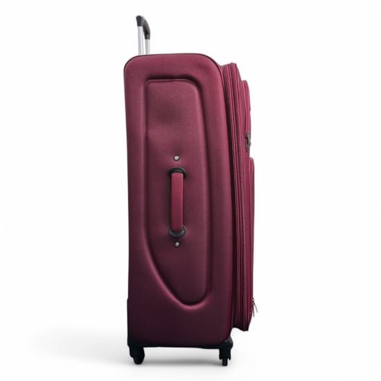Soft Shell Lightweight Nylon Extra Large 4 Wheels Travel Suitcase - Image 5