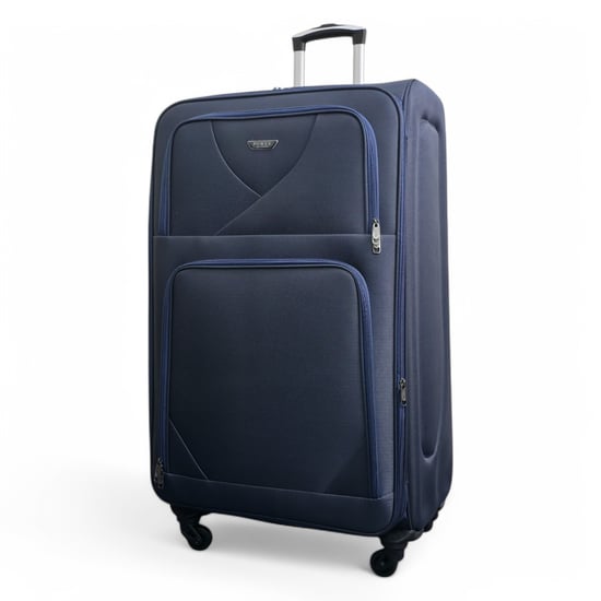 Soft Shell Lightweight Nylon Extra Large 4 Wheels Travel Suitcase - Image 4